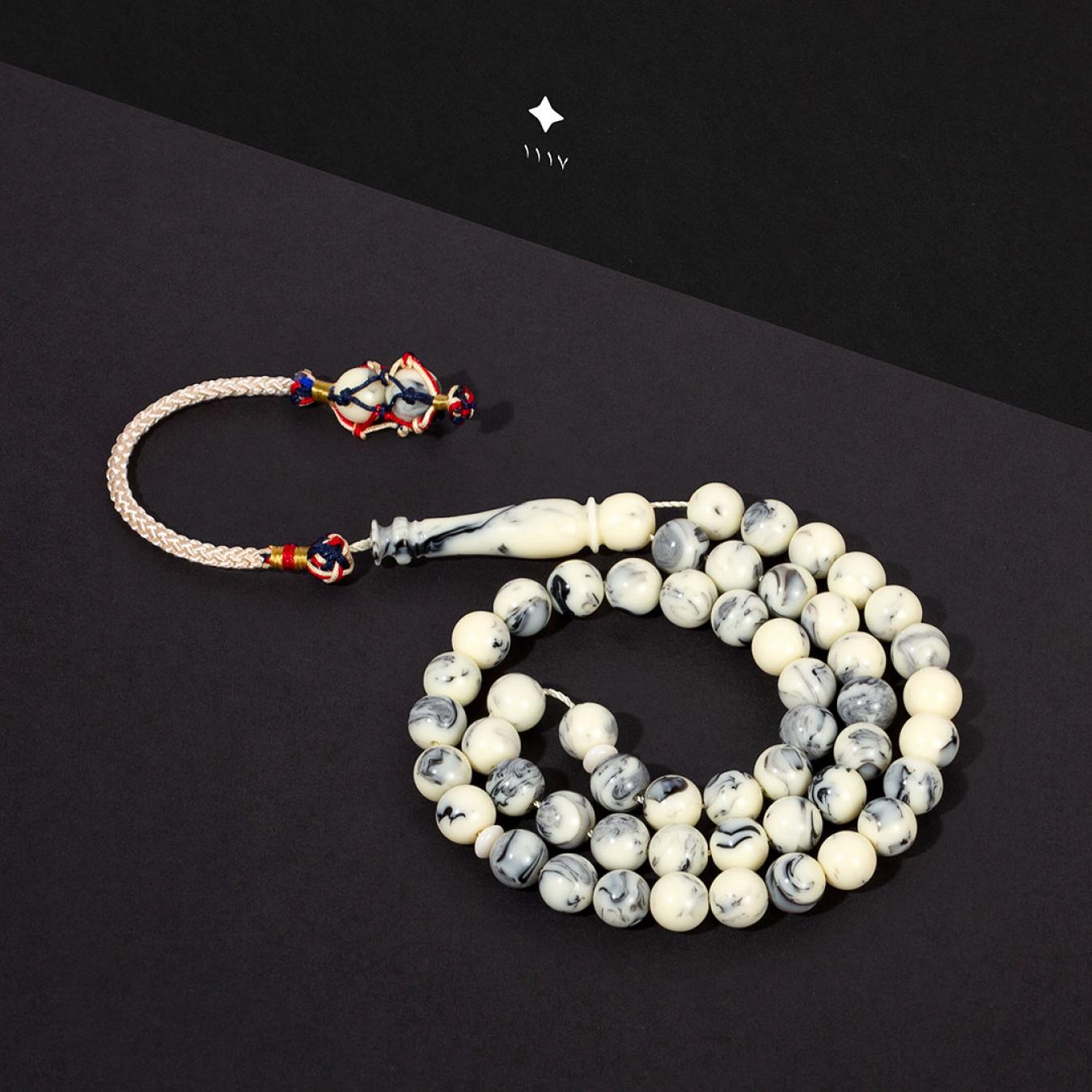 سبحة سوادنس بكلايت تمليكة لؤلؤي معرق TK319