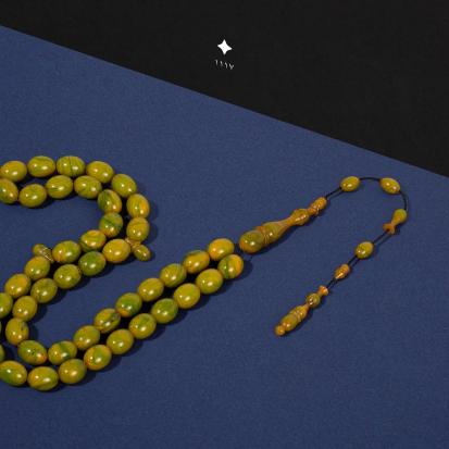 سبحة فاتوران أخضر تمليكة سوادنس TSFMB3